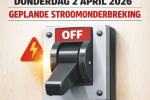 Temporary disruption on Thursday April 2nd